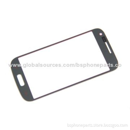 Front panel for Samsung i9500 mini, red high quality glass touch screen